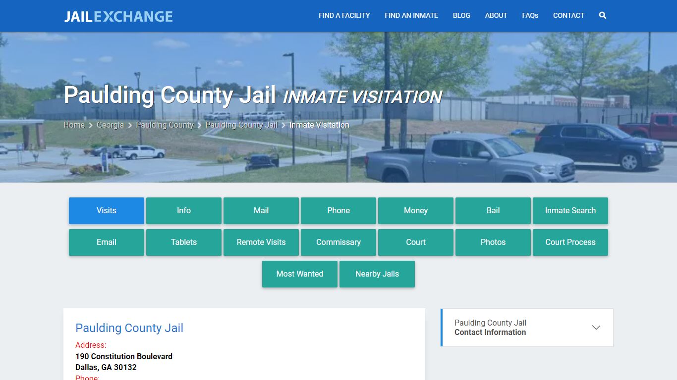 Inmate Visitation - Paulding County Jail, GA - Jail Exchange
