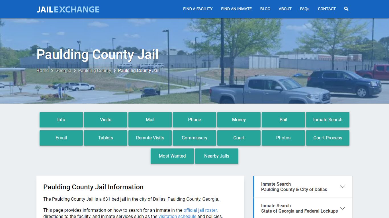 Paulding County Jail, GA Inmate Search, Information
